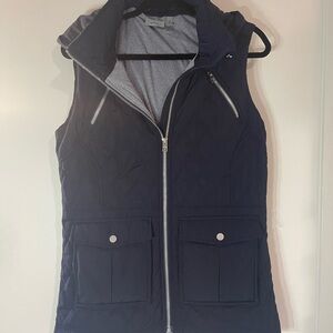 Athleta Dark Blue Quilted Vest